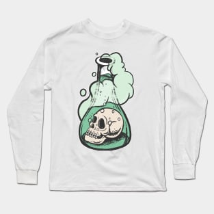 Skull In The Bottle Long Sleeve T-Shirt